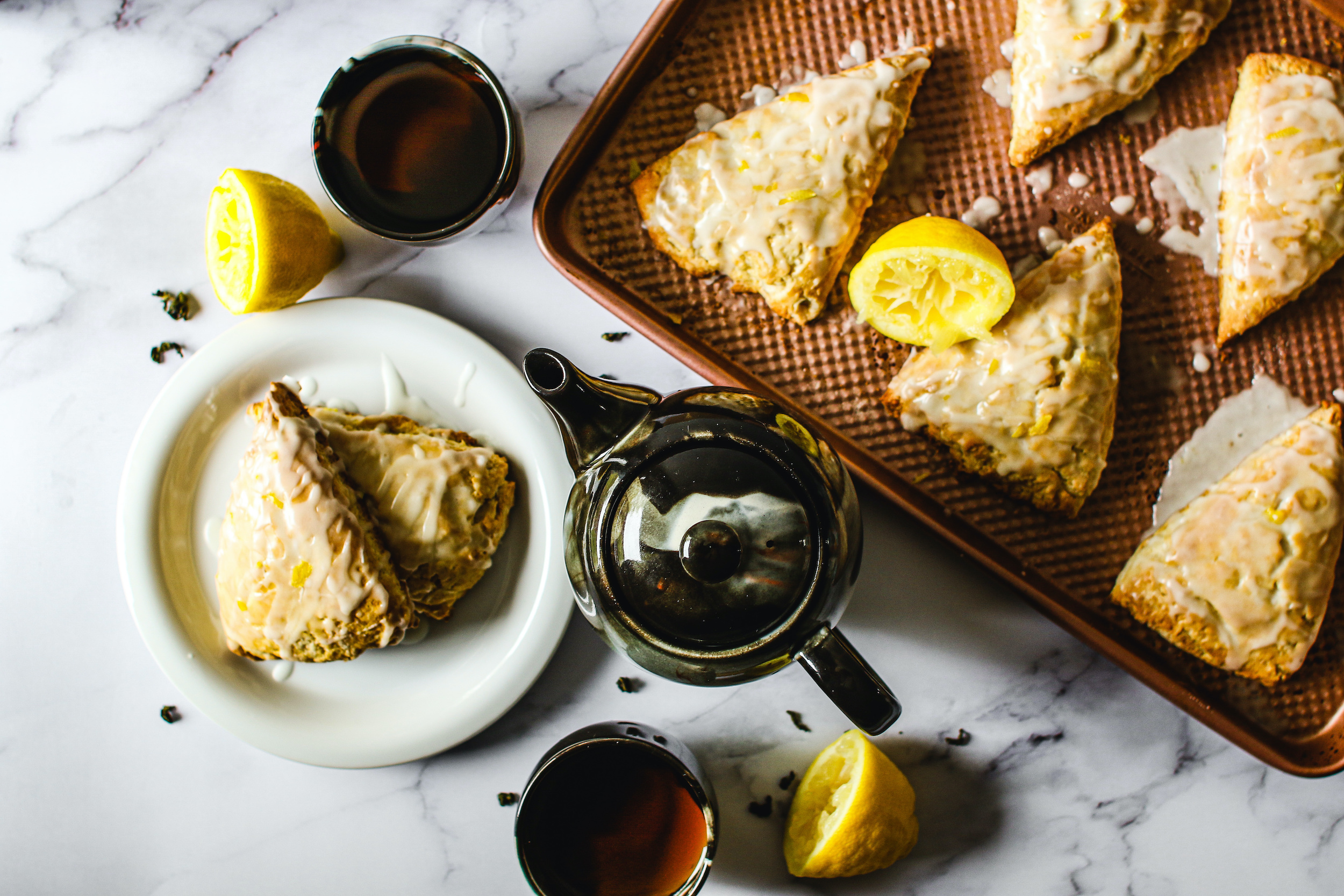 Toasted Coconut Lemon Scones