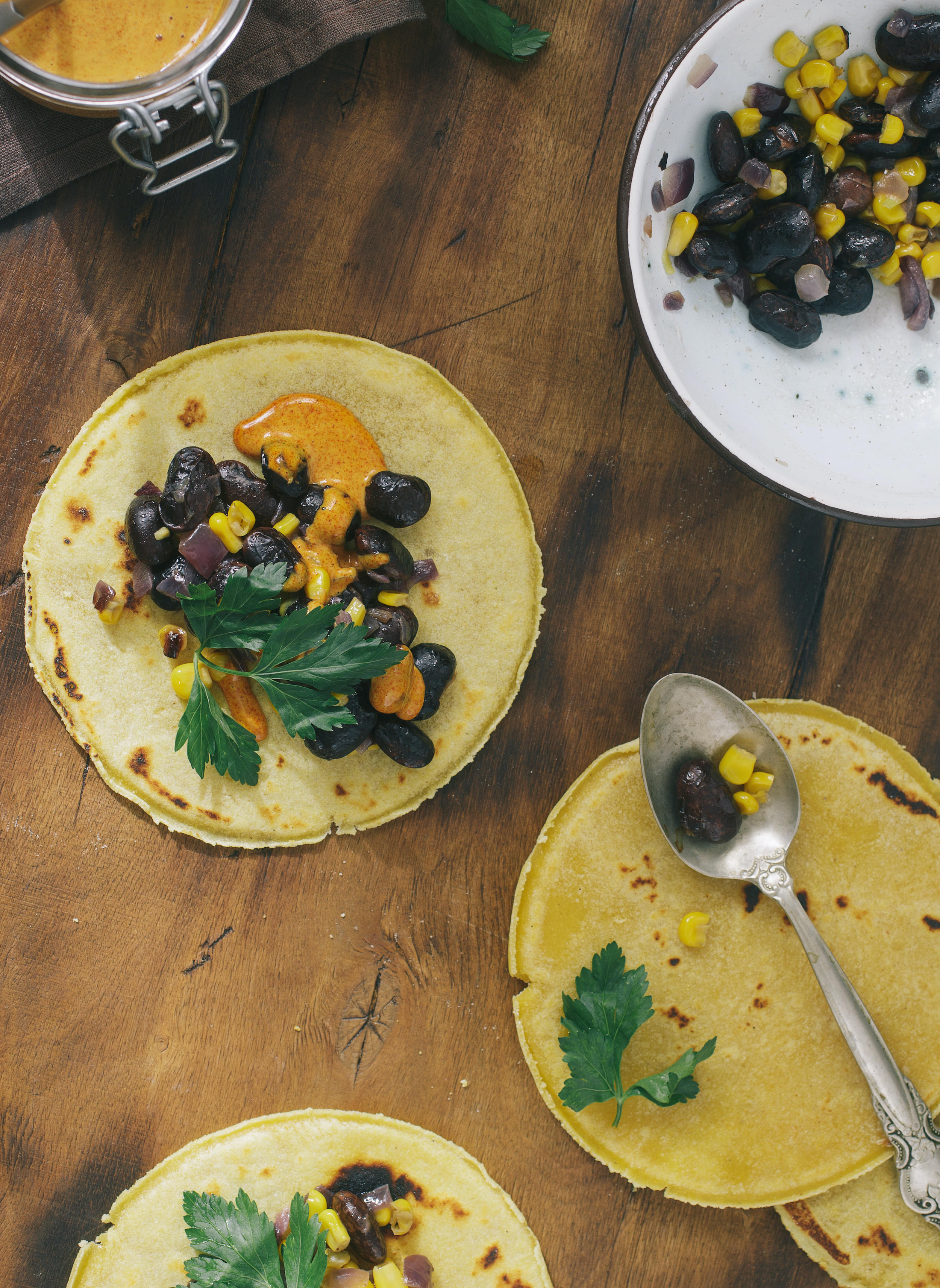 Quinoa and Black Bean Tacos