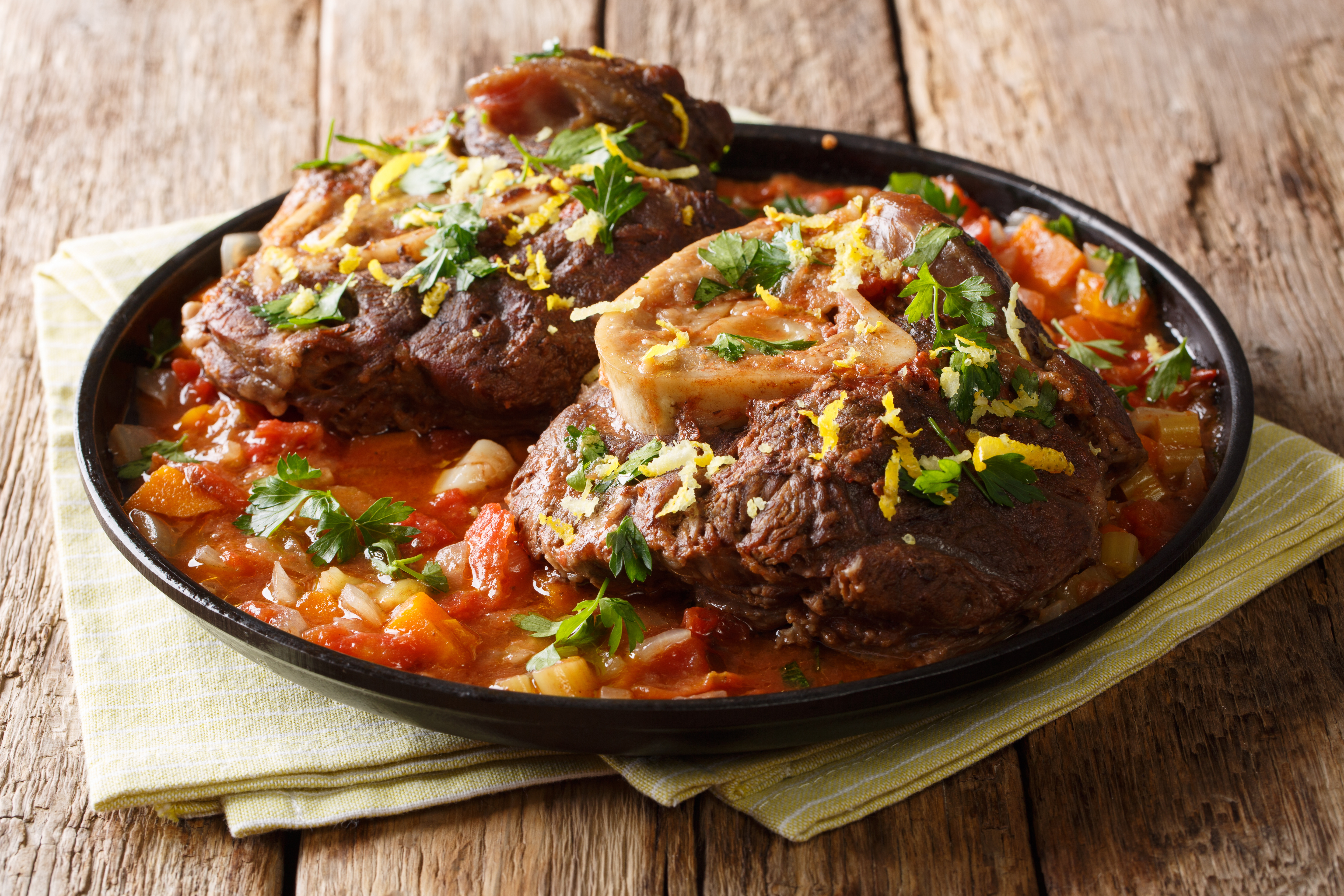 Osso Buco with Risotto All Milanese