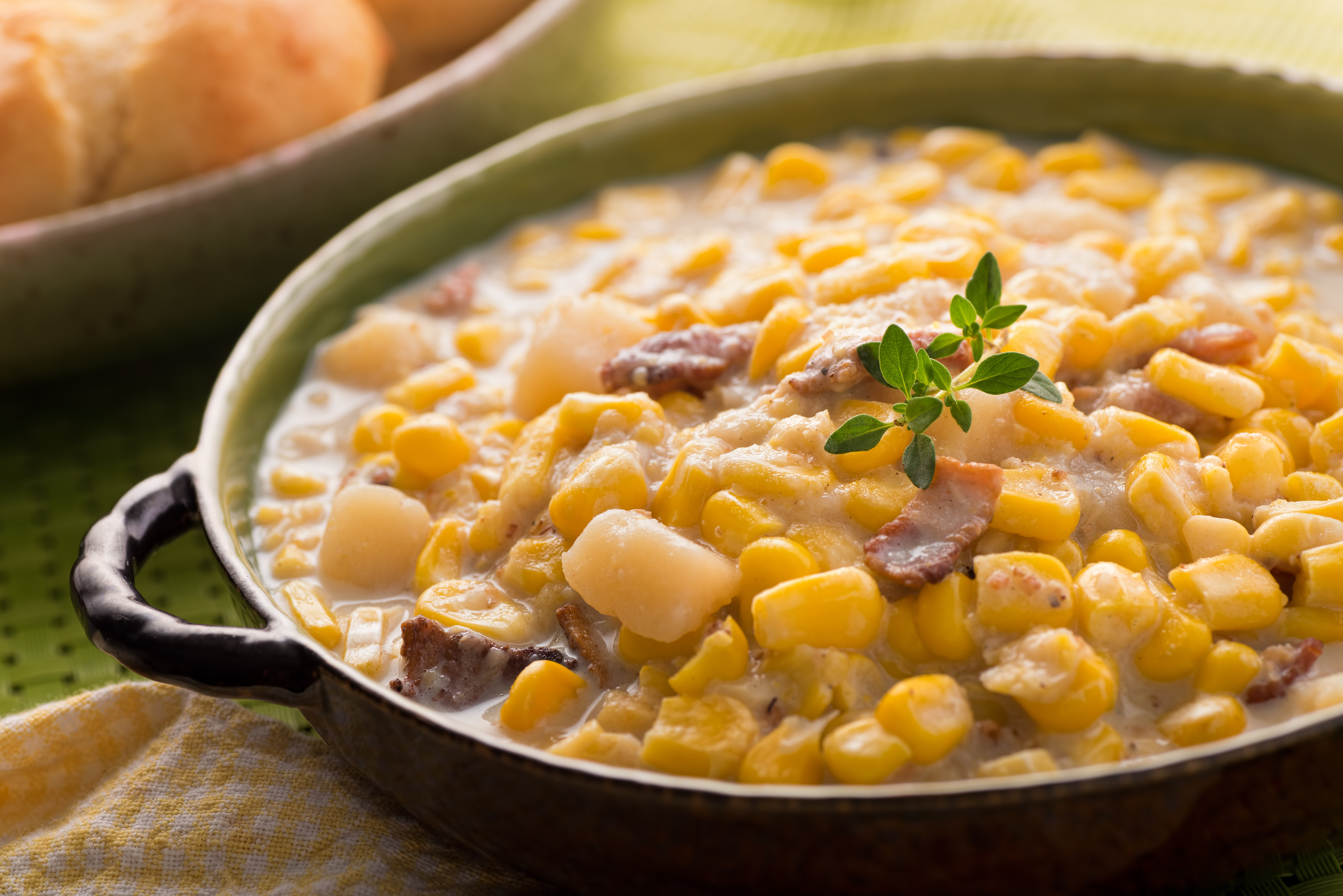 Cream Corn with Bacon (Side Dish)