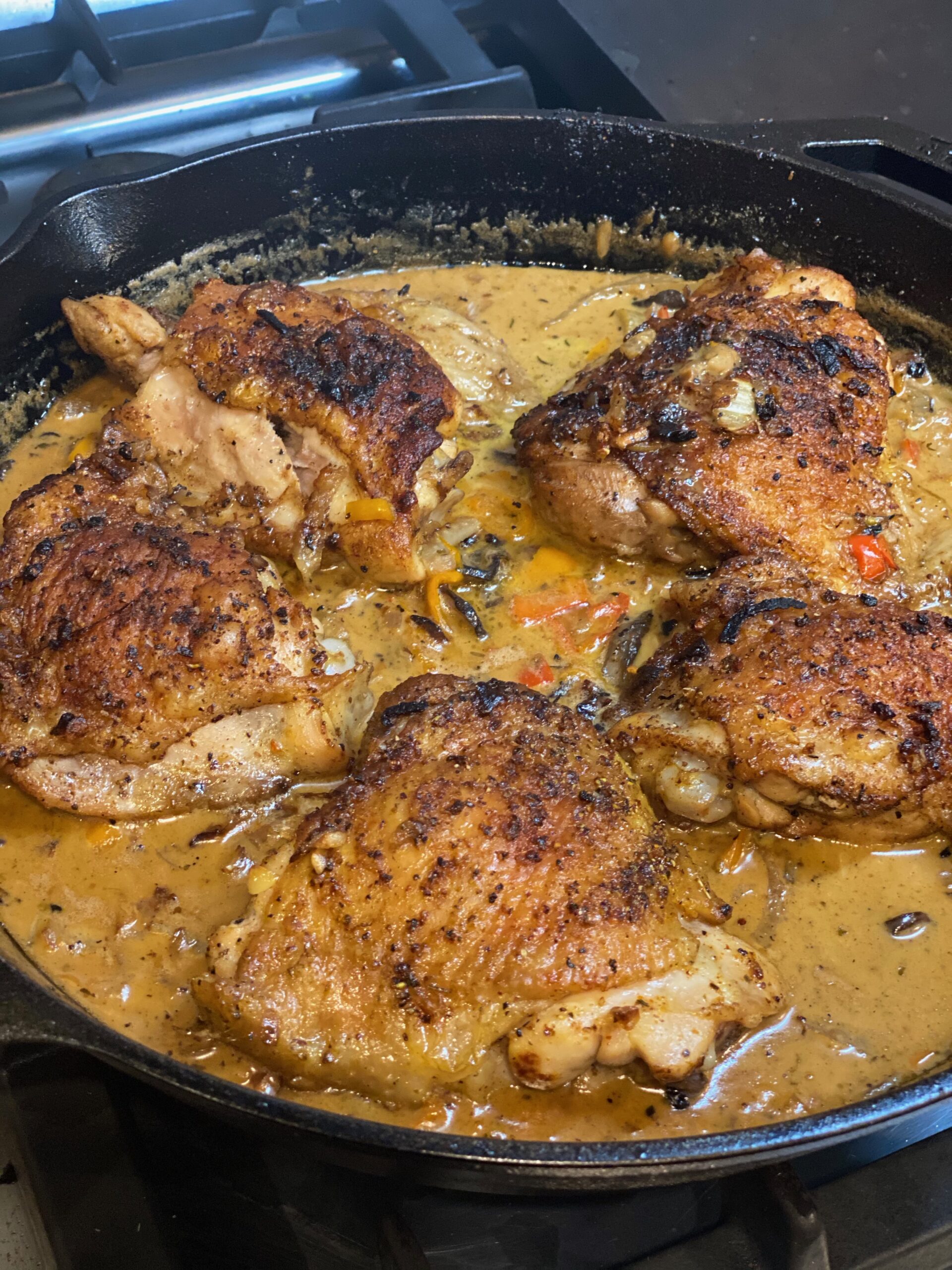 5 Spice Chicken in Coconut Sauce