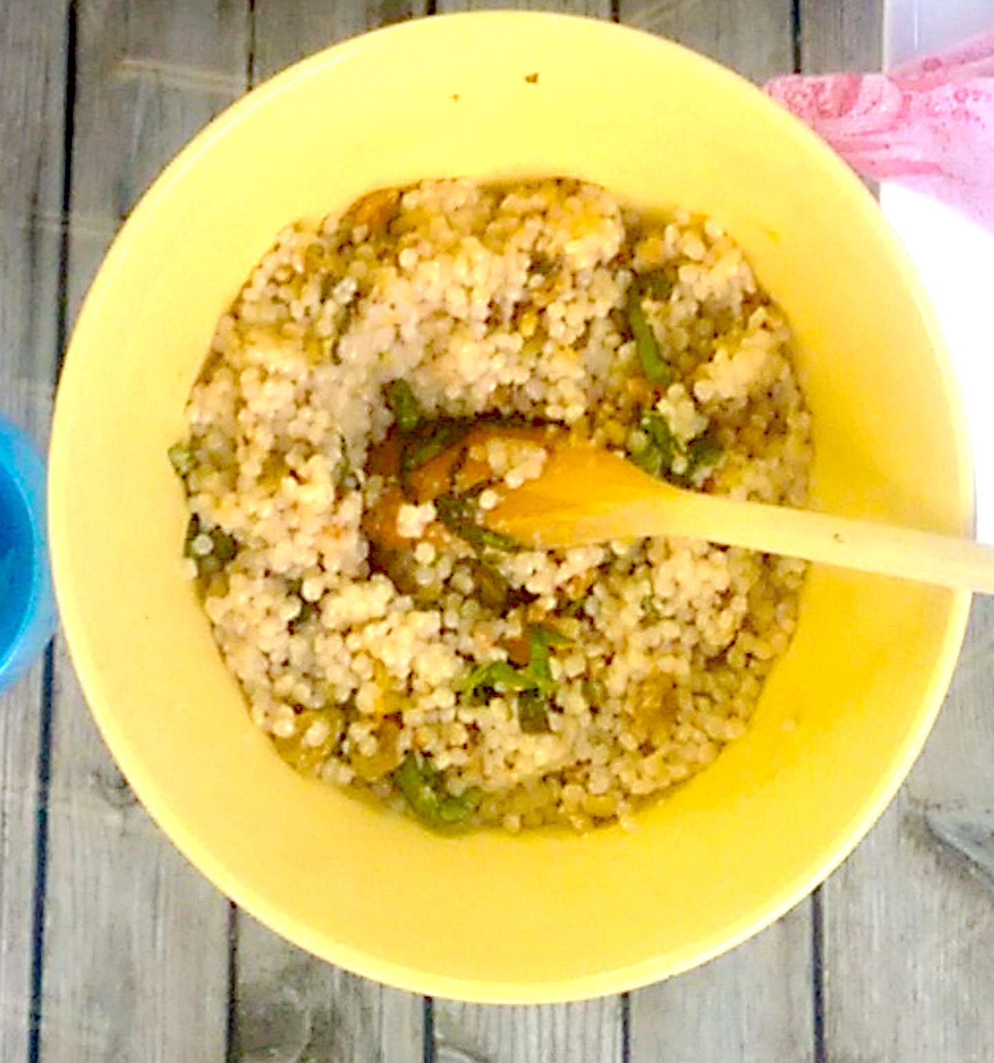 Israeli Couscous with Dried Fruit and Pistachios