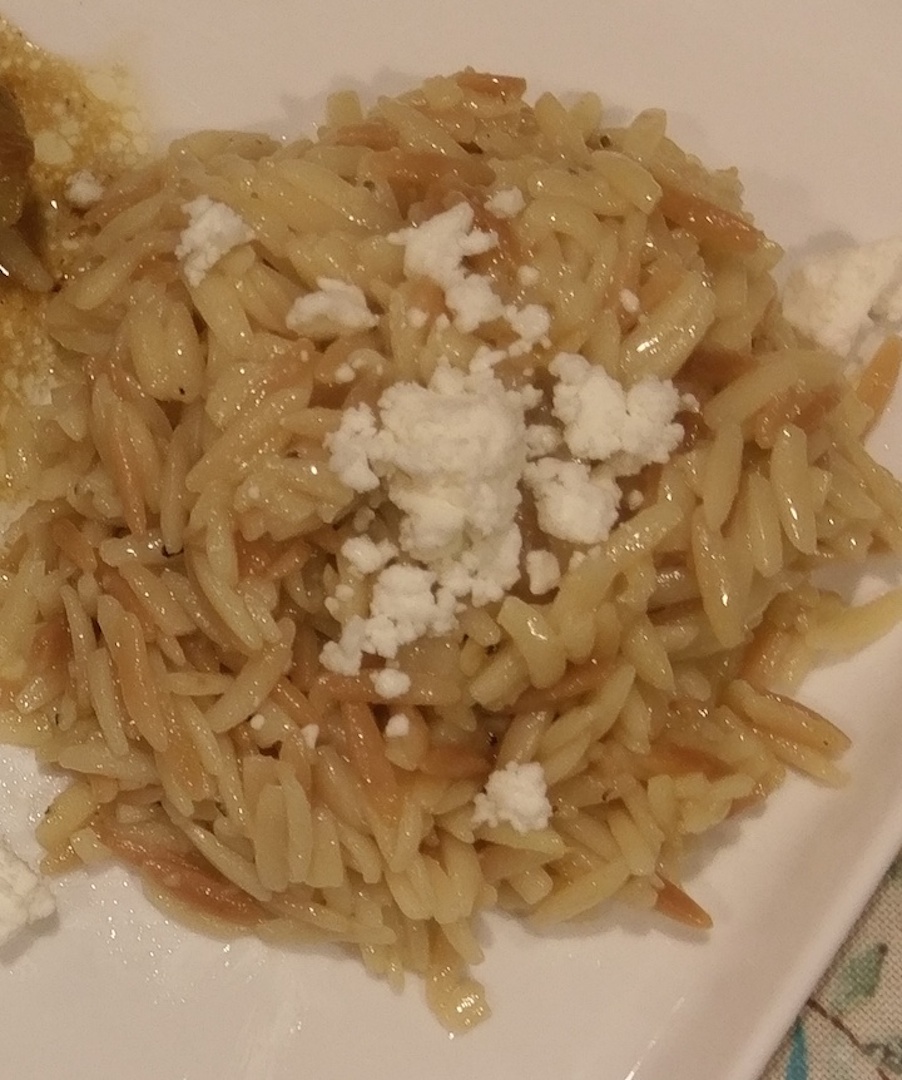 Orzo Feta Pilaf (Side Dish)