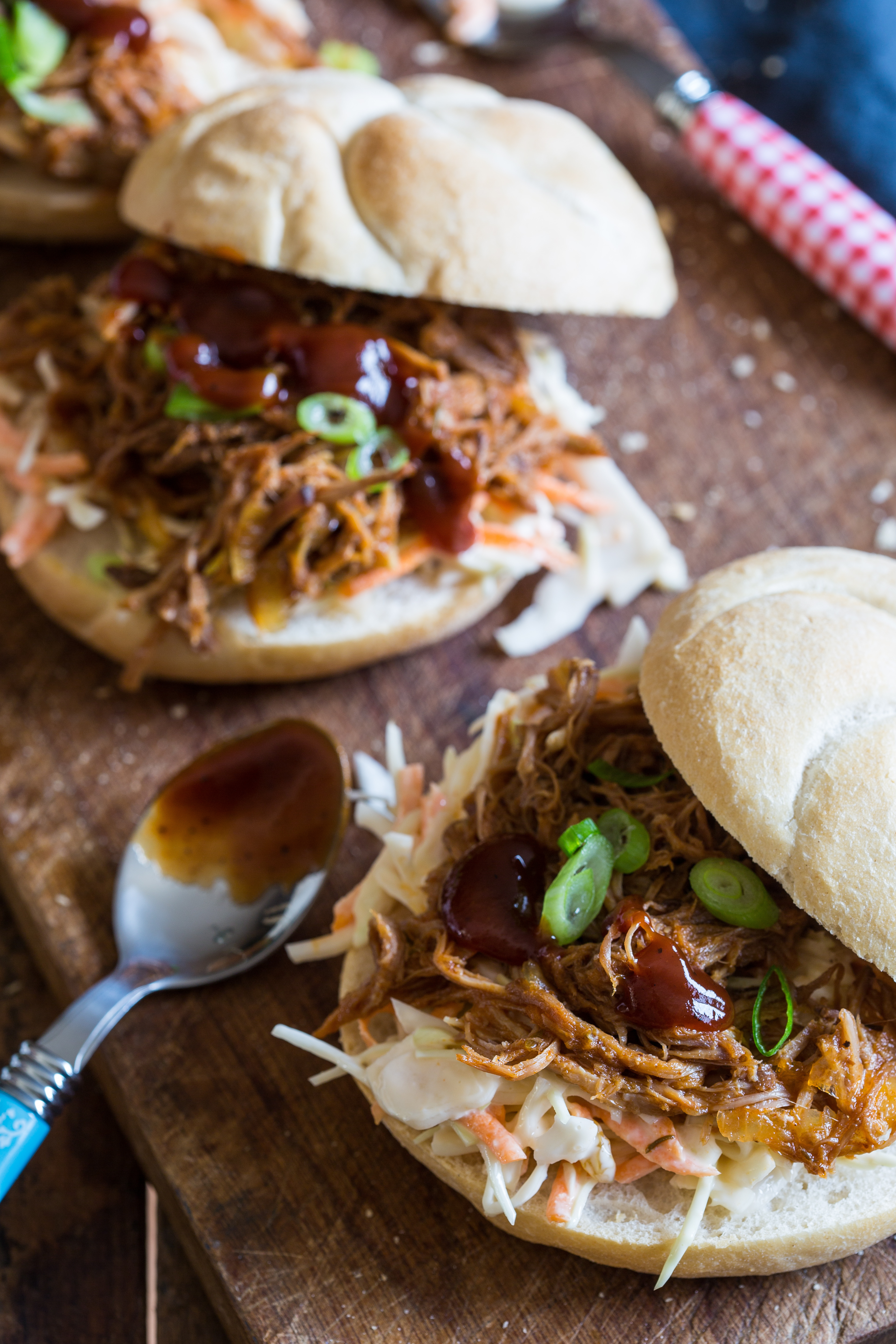 Pulled Pork Sandwich with Homemade Coleslaw