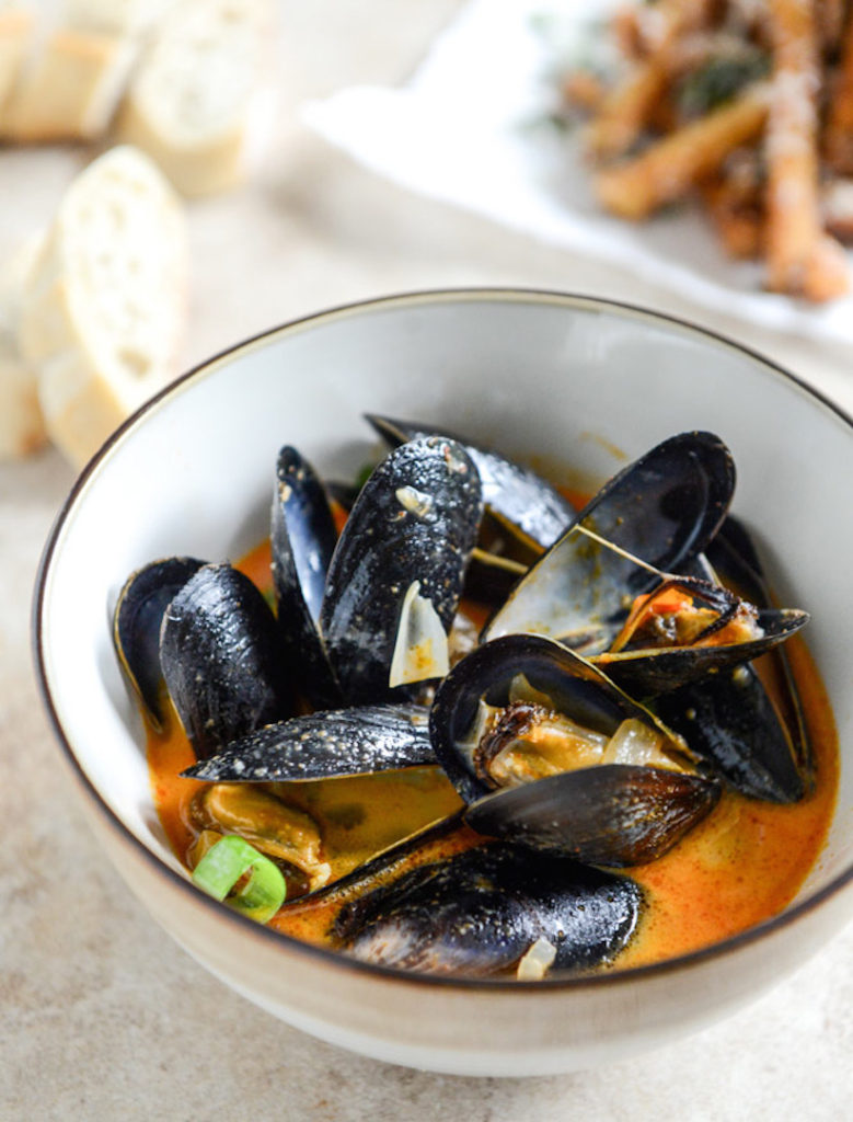 Steamed Mussels in Coconut Curry Sauce A Menu For You