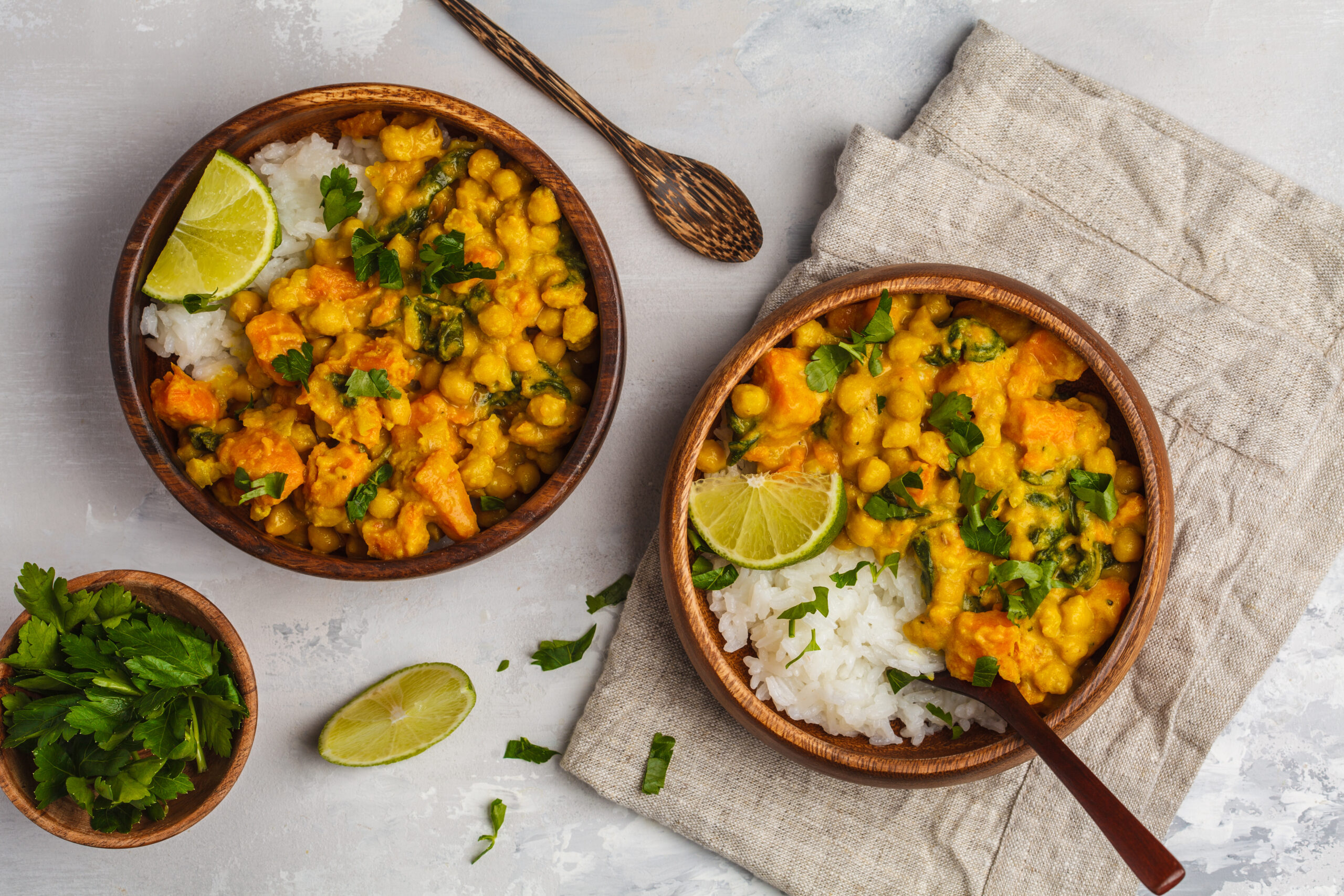 Spiced Potato and Chickpea Curry