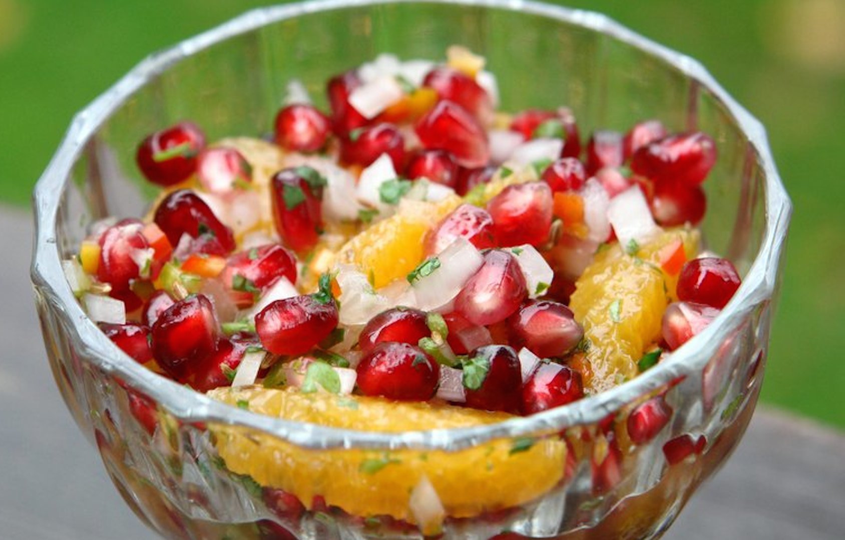 Orange Pomegranate Salsa