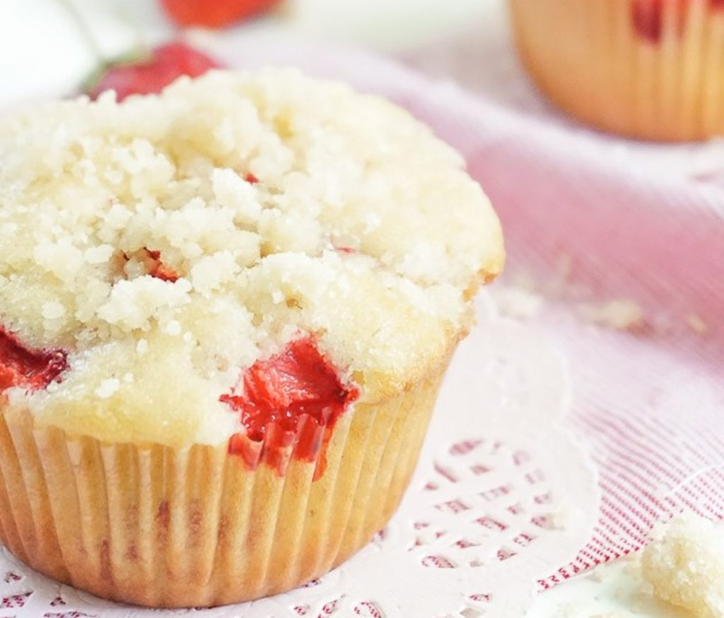 Strawberry Coffee Cake Muffins A Menu For You