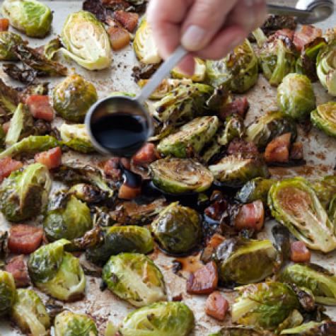 Balsamic Glazed Brussel Sprouts