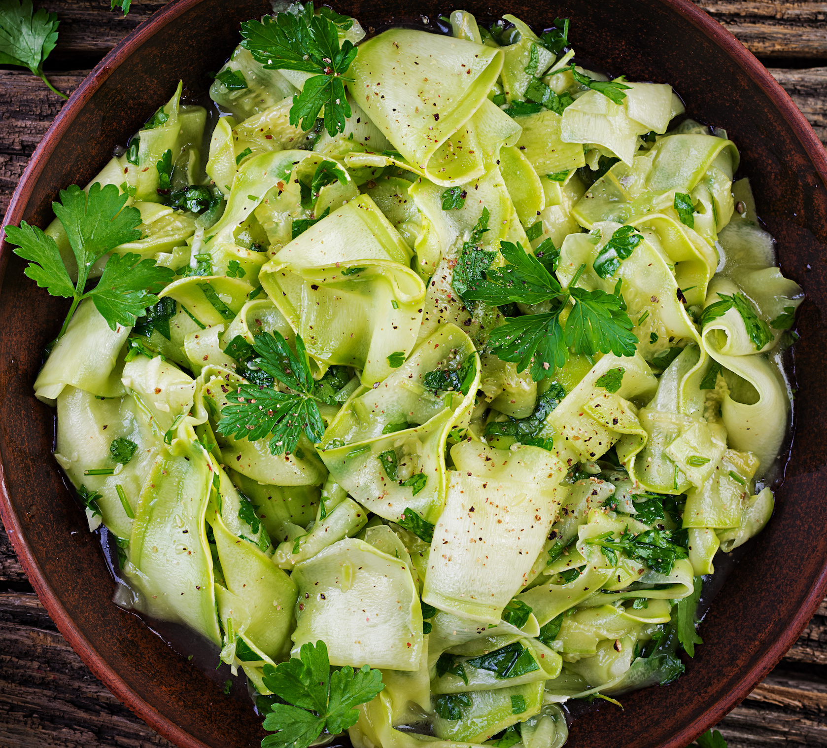 Summer Zucchini Salad with Lemon and Parmesan