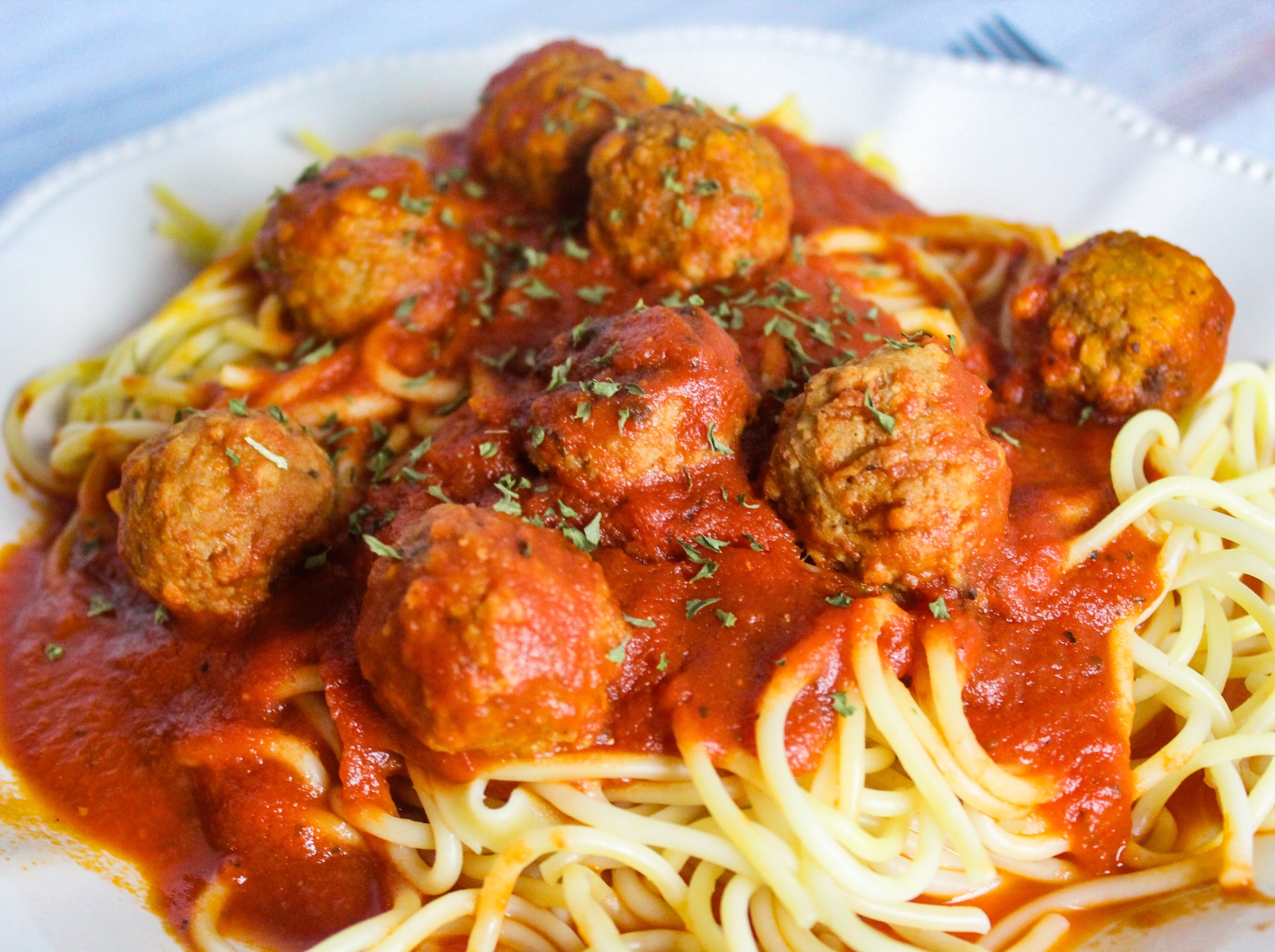 Chicken Meatballs in Marinara