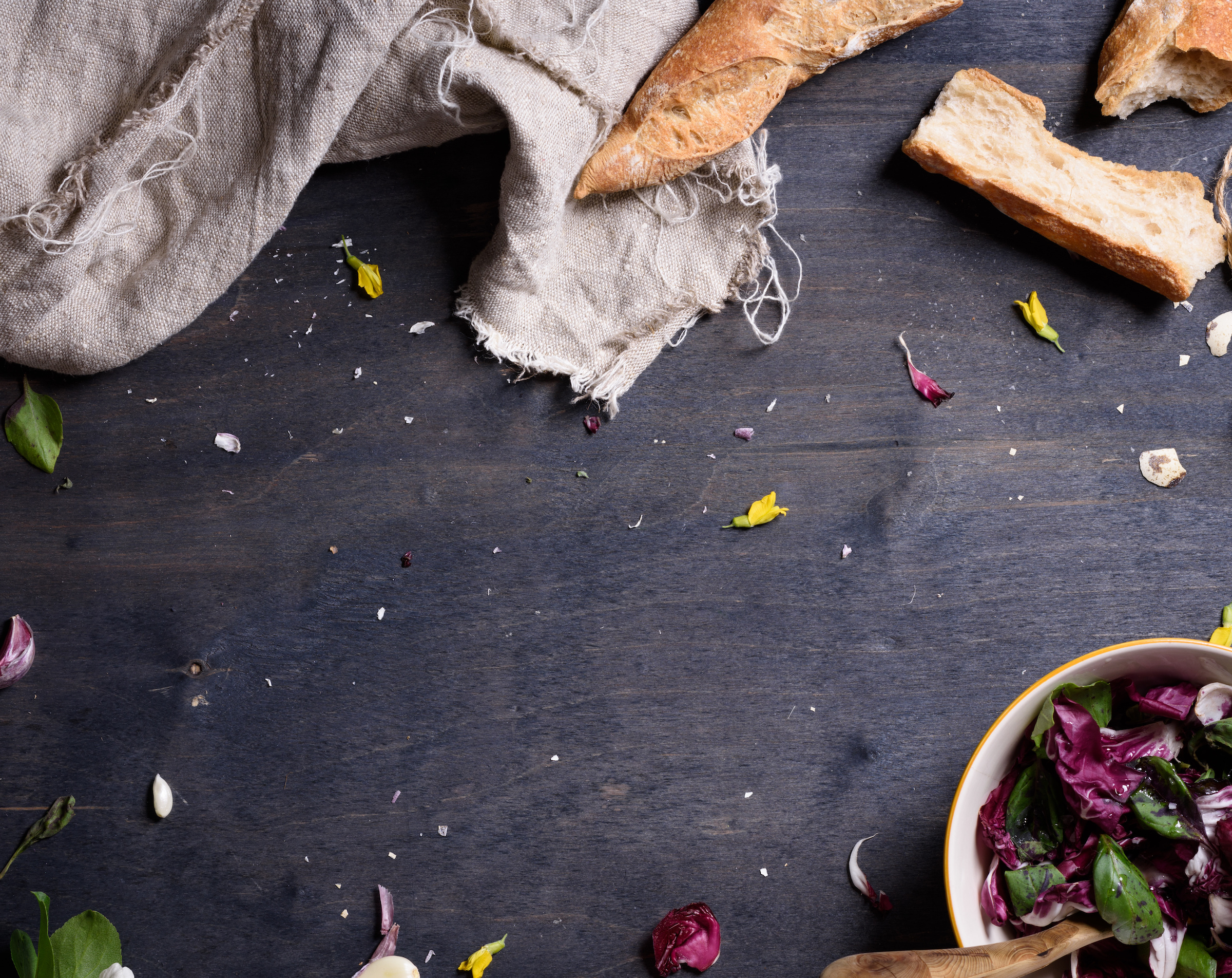 Radicchio, Fennel and Olive Panzanella
